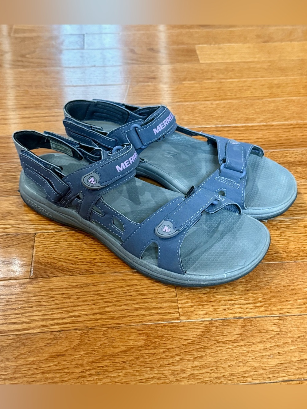 Merrell Women’s 8 Graisaille Orchid Bloom Sandals Strappy Hiking Sport Walking